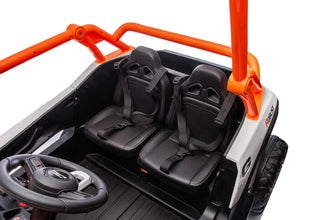 24v Powerful Two Seater Ride on Desert UTV Buggy with Remote - White