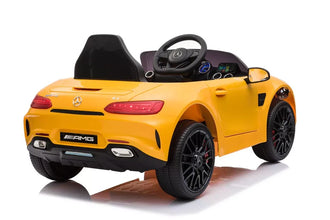 MERCEDES AMG GT KIDS ELECTRIC RIDE ON CAR - YELLOW