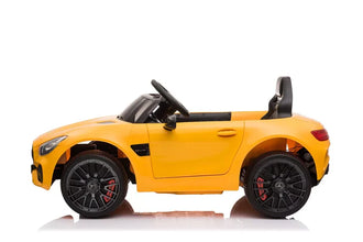 MERCEDES AMG GT KIDS ELECTRIC RIDE ON CAR - YELLOW