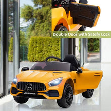 MERCEDES AMG GT KIDS ELECTRIC RIDE ON CAR - YELLOW