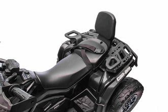 Licensed Cam Am Outlander 24V Electric Kids 2 Seater Quad Bike in Black