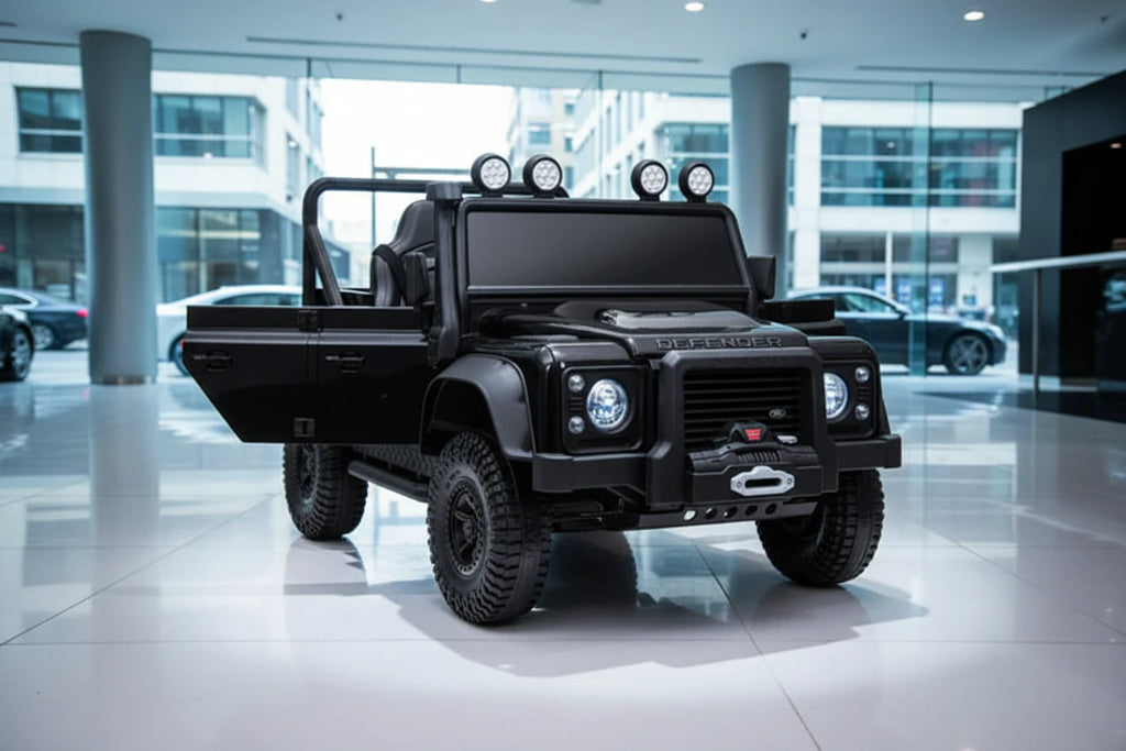 Spectra Land Rover Land Rover Defender 110 SVX Spectra 24v Ride On Car with Remote - Blac ...
