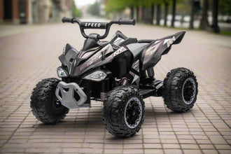 New 12V Kids Electric Ride on Quad Bike ATV Renegade in Black