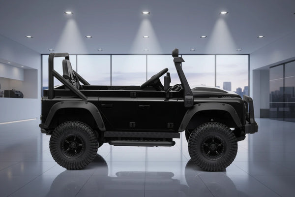 Land Rover Defender 110 SVX Spectra 24v Ride On Car with Remote - Blac ...