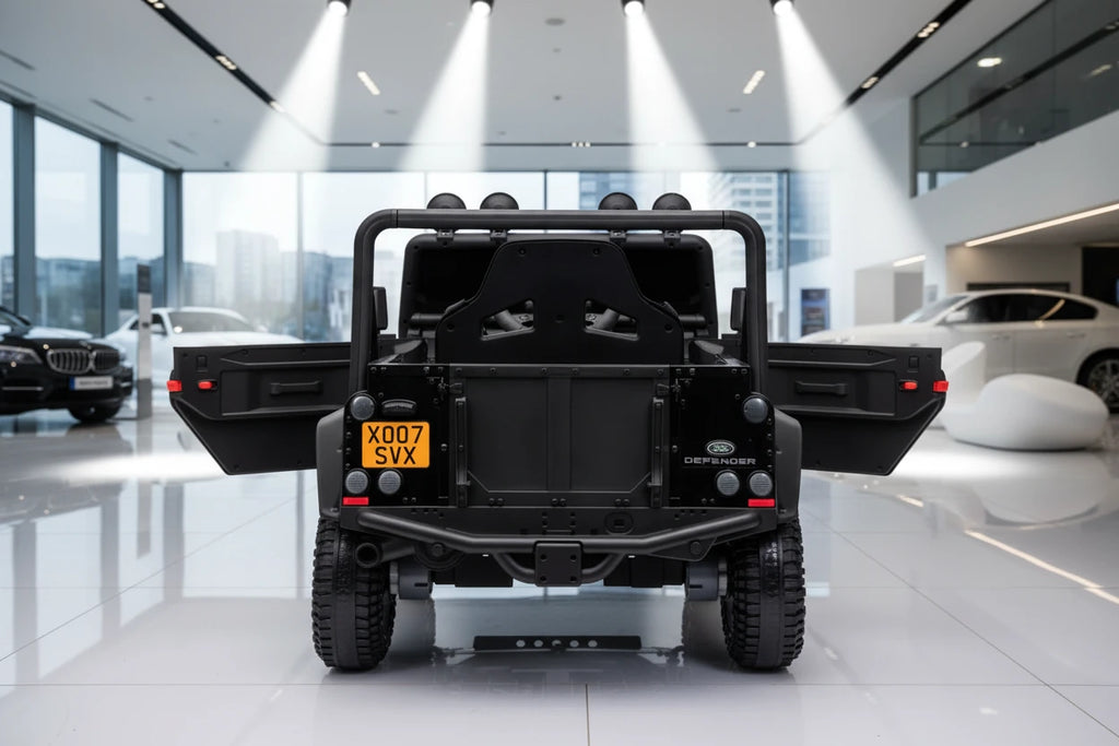 Spectra Land Rover Land Rover Defender 110 SVX Spectra 24v Ride On Car with Remote - Blac ...