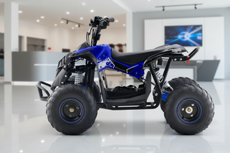 1200W 48V Electric Quad Bike with Brushless Shaft Drive ATV - Blue