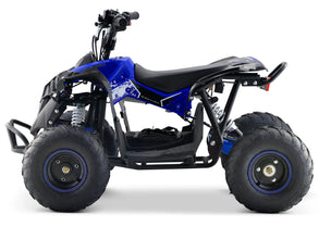 1200W 48V Electric Quad Bike with Brushless Shaft Drive ATV - Blue