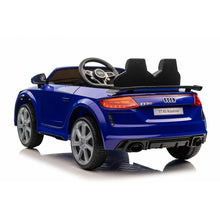 Audi TT-RS Kids 12V Licensed Ride On Car with parental control In Blue