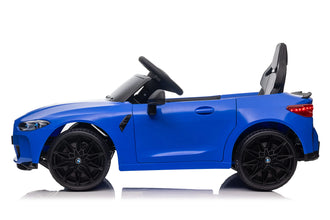 Licensed 12V BMW M4 Ride-On Coupe for Kids - Blue