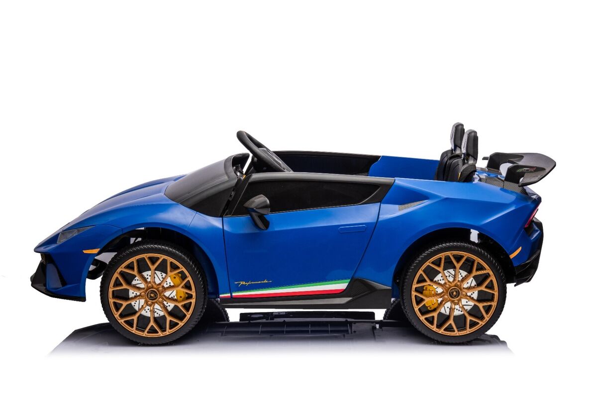 Licensed Lamborghini Huracan 2 Seater 24V Kids Ride on Car Two Seat - Blue
