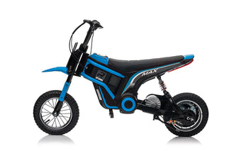 24V Kids Ride on Electric Motorbike 350W Motors with Twist Grip Throttle - Blue