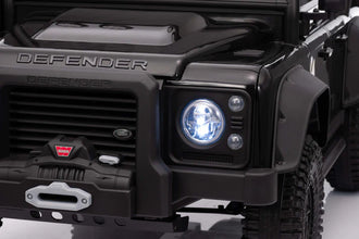Land Rover Defender 110 SVX Spectra 24v Ride On Car with Remote - Black