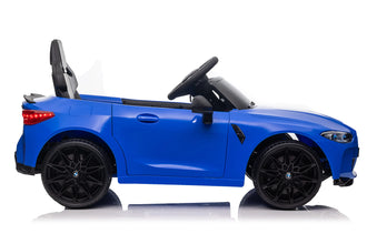Licensed 12V BMW M4 Ride-On Coupe for Kids - Blue