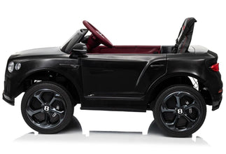 Bentley Bentayga Kids 12v Ride On Car with Remote in Black - Leather Seat & EVA Wheels