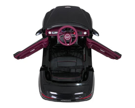 Bentley Bentayga Kids 12v Ride On Car with Remote in Black - Leather Seat & EVA Wheels