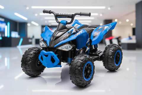 New 12V Kids Electric Ride on Quad Bike ATV Renegade in Blue