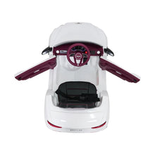 Bentley Bentayga Kids 12v Ride On Car with Remote in White - Leather Seat & EVA Wheels