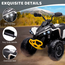 Can-Am Kids 24V Electric Ride On Quad Bike - White