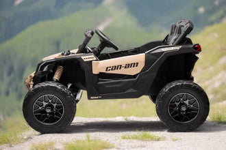 Licensed CanAm Mini Maverick UTV 24v Kids Electric RIDE Buggy - in khaki