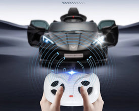 Corvette C8 Kids 12v Ride On Car with Remote in Black - Leather Seat & EVA Wheels