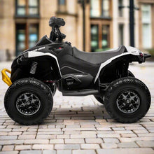 Can-Am Kids 24V Electric Ride On Quad Bike - White