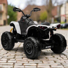 Can-Am Kids 24V Electric Ride On Quad Bike - White