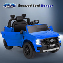 12V Ford Ranger Kids Electric Ride On Car with Parental Remote - Blue