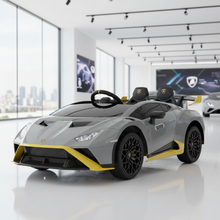Lamborghini Huracan STO Drift 24V Children Ride on Car With a parental controller - Grey