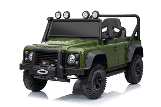 Land Rover Defender 110 SVX Spectra 24v Ride On Car with Remote - Army Green