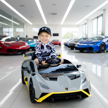 Lamborghini Huracan STO Drift 24V Children Ride on Car With a parental controller - Grey