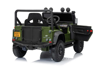 Land Rover Defender 110 SVX Spectra 24v Ride On Car with Remote - Army Green