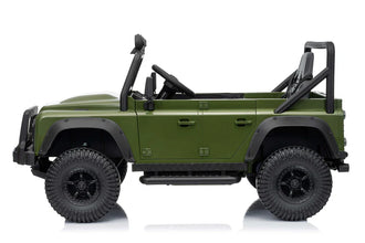 Land Rover Defender 110 SVX Spectra 24v Ride On Car with Remote - Army Green
