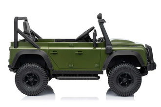 Land Rover Defender 110 SVX Spectra 24v Ride On Car with Remote - Army Green