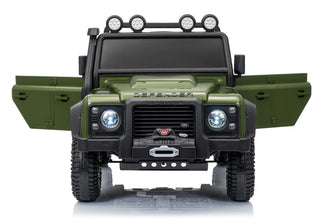Land Rover Defender 110 SVX Spectra 24v Ride On Car with Remote - Army Green