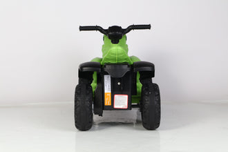 Kids Dinosaur Jurassic 12V Ride On Quad - Green