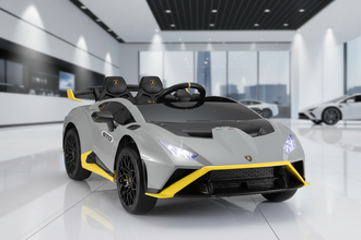 Lamborghini Huracan STO Drift 24V Children Ride on Car With a parental controller - Grey