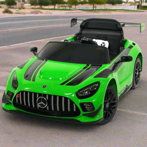 Licensed 12V Mercedes-AMG GT3 Ride on Car - Green