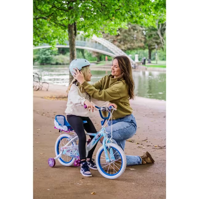 Disney Frozen Girls 16 Inch Bike + Stabilisers
