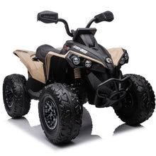 Can-Am Kids 24V Electric Ride On Quad Bike - Khaki