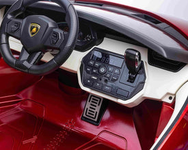 Lamborghini Sian XXL 2 Seater 24V Kids Ride on Car with Remote & Drift Mode - Metallic Red