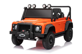 Land Rover Defender 110 SVX Spectra 24v Ride On Car with Remote - Orange