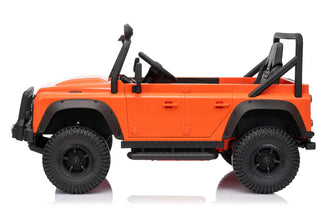 Land Rover Defender 110 SVX Spectra 24v Ride On Car with Remote - Orange