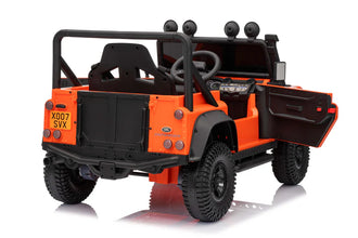 Land Rover Defender 110 SVX Spectra 24v Ride On Car with Remote - Orange