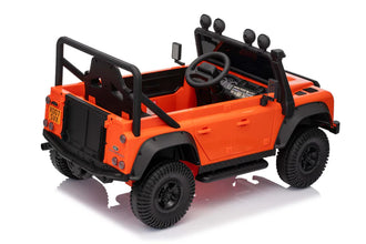 Land Rover Defender 110 SVX Spectra 24v Ride On Car with Remote - Orange