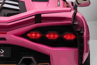 Lamborghini Sian XXL 2 Seater 24V Kids Ride on Car with Remote & Adult Seat in Pink