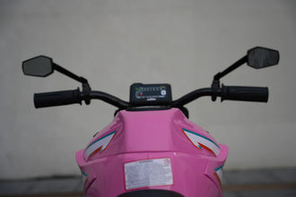 Licensed KTM Superduke 12v Electric Ride On Kids Motor Bike with Stabilizers - Pink