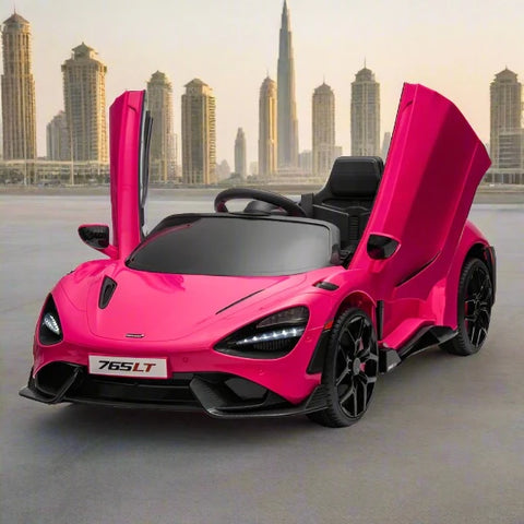 McLaren 765LT Electric 12V Kids Ride on Car With Remote - Pink