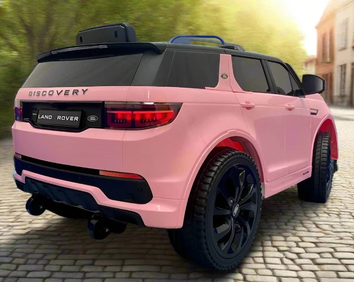 Licensed Range Discovery Sport 12v Kids Ride on Car Pink Kiddies Motors