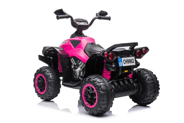 Pink quad bike 12v best sale