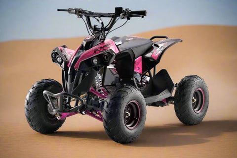 1200W 48V Electric Quad Bike with Brushless Shaft Drive ATV - Pink
